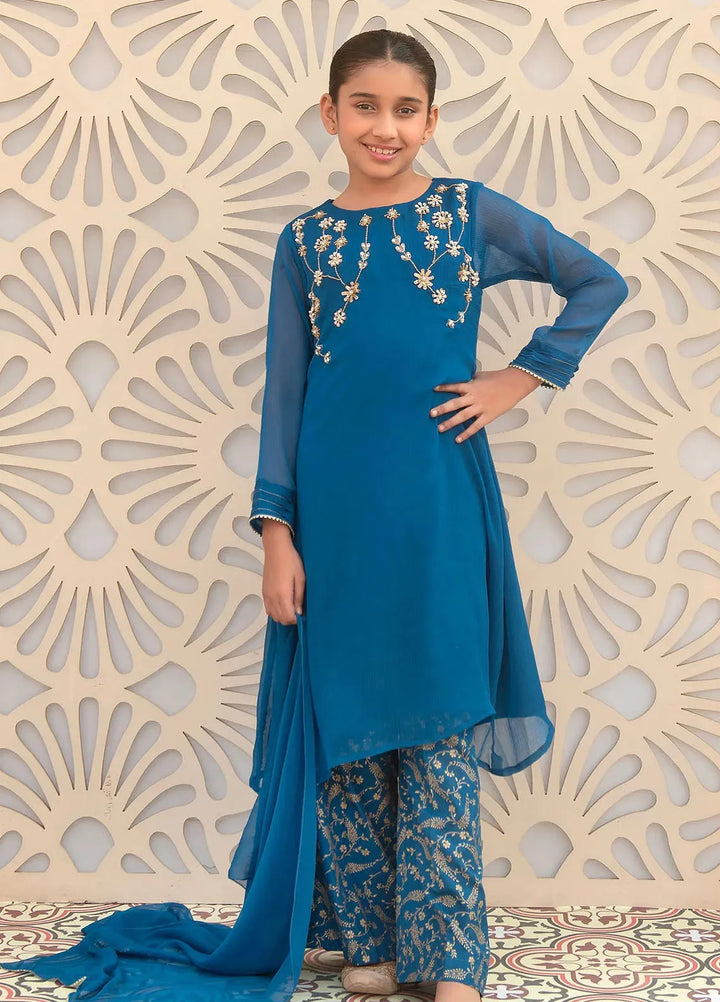 Ochre Girls Pret Chiffon 3 Piece Suit AC-60