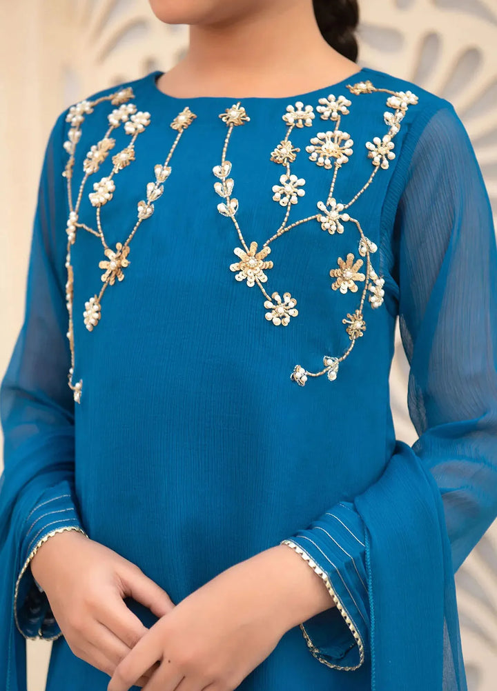 Ochre Girls Pret Chiffon 3 Piece Suit AC-60