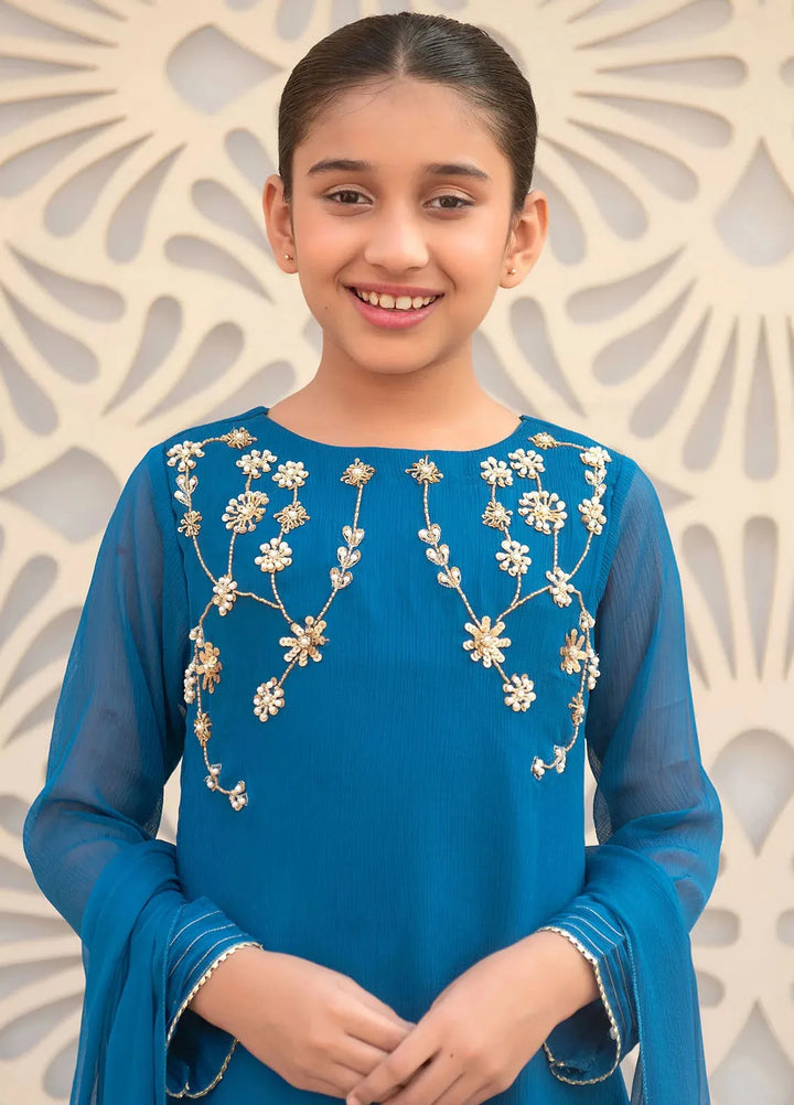 Ochre Girls Pret Chiffon 3 Piece Suit AC-60