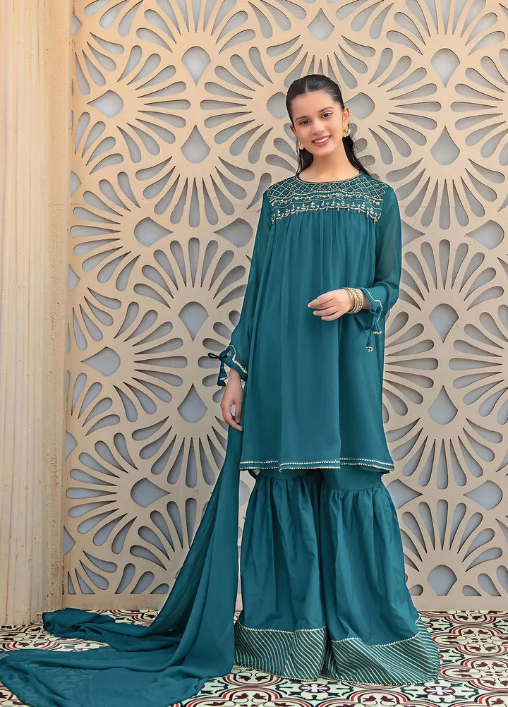 Ochre Girls Pret Chiffon 3 Piece Suit AC-61