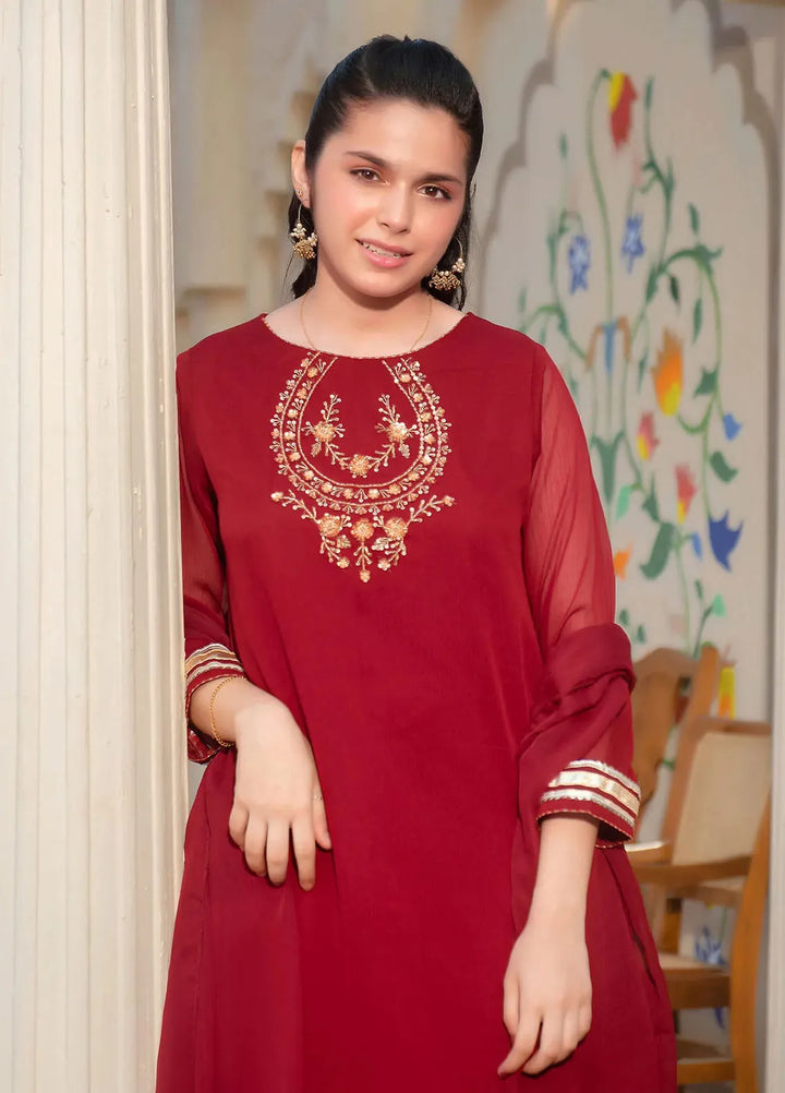 Ochre Girls Pret Chiffon 3 Piece Suit AC-64