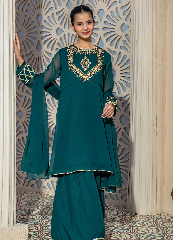 Ochre Girls Pret Chiffon 3 Piece Suit AC-68