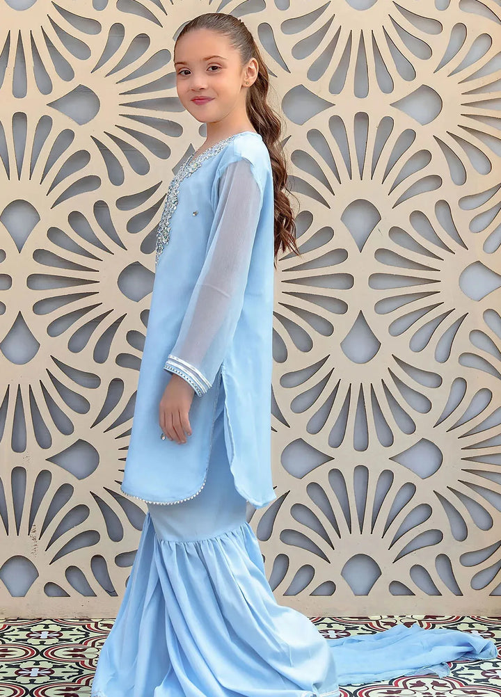 Ochre Girls Pret Chiffon 3 Piece Suit AC-72