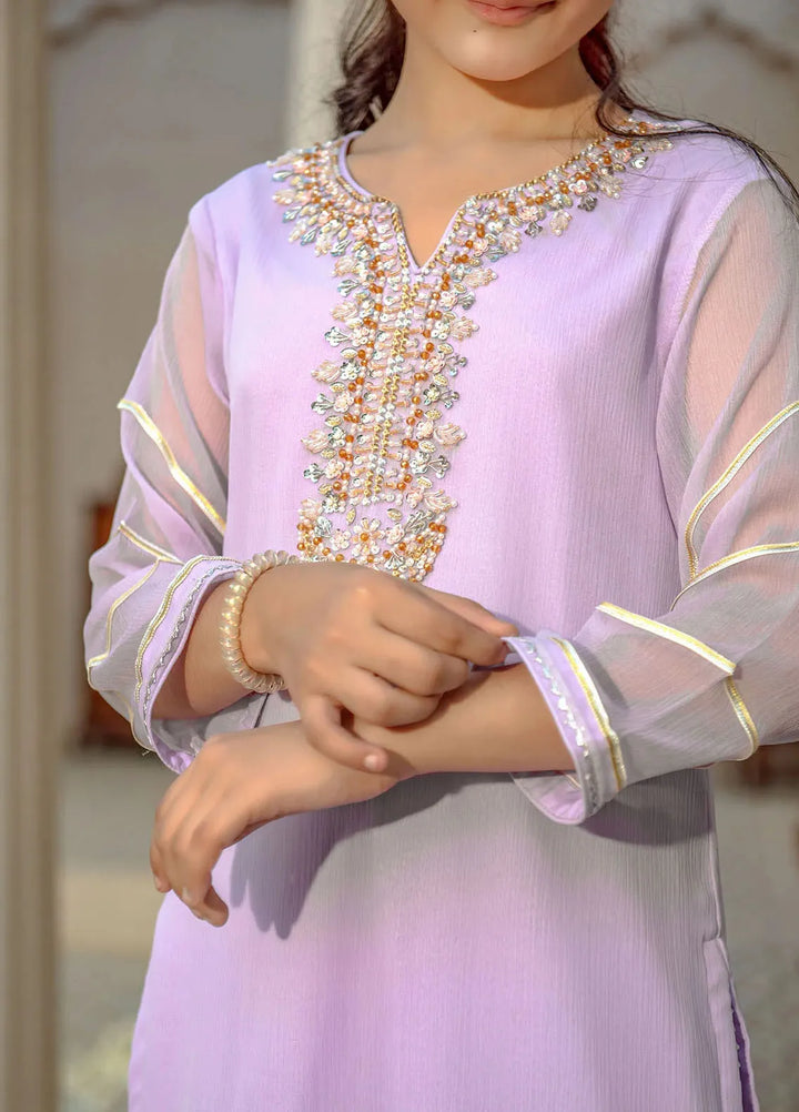 Ochre Girls Pret Chiffon 3 Piece Suit AC-73