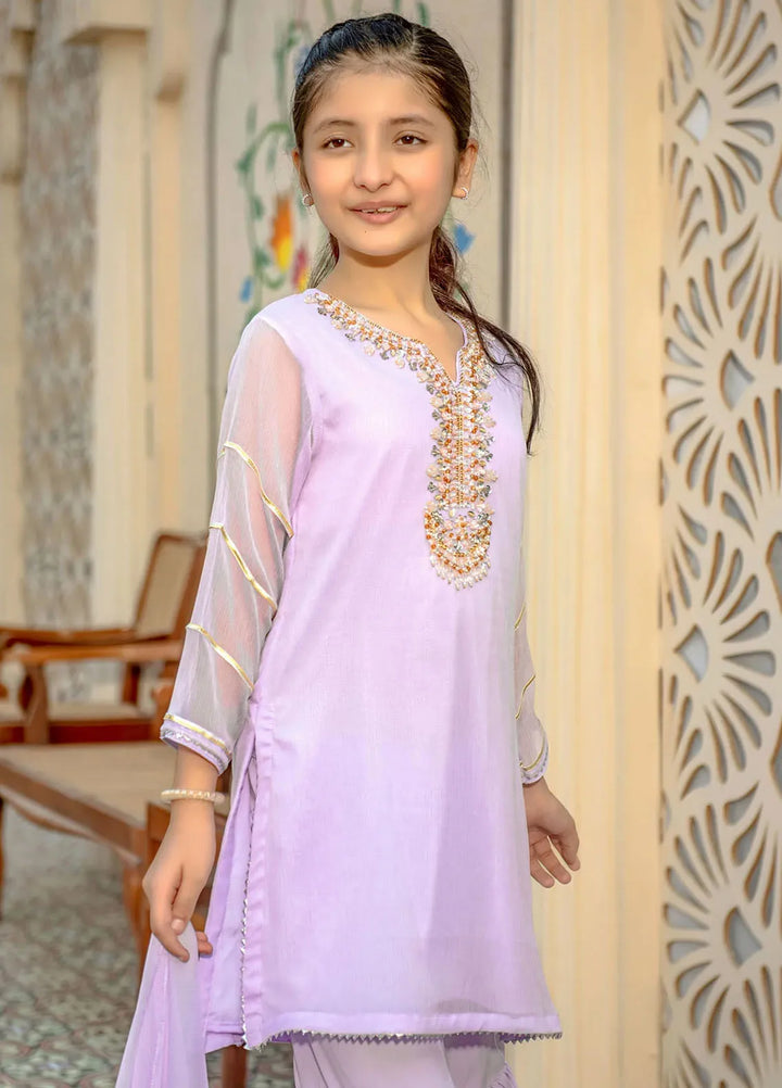 Ochre Girls Pret Chiffon 3 Piece Suit AC-73