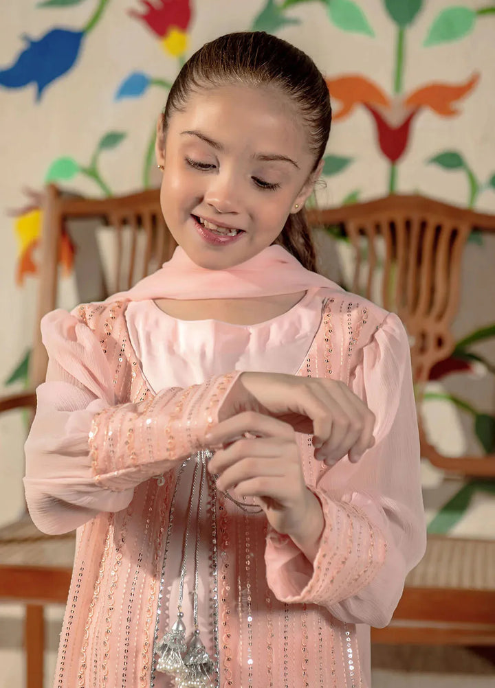 Ochre Girls Pret Chiffon 3 Piece Suit EM-42