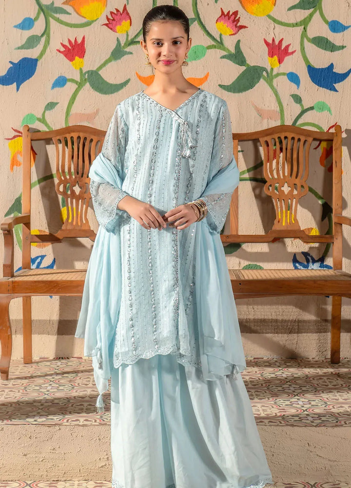 Ochre Girls Pret Chiffon 3 Piece Suit EM-44