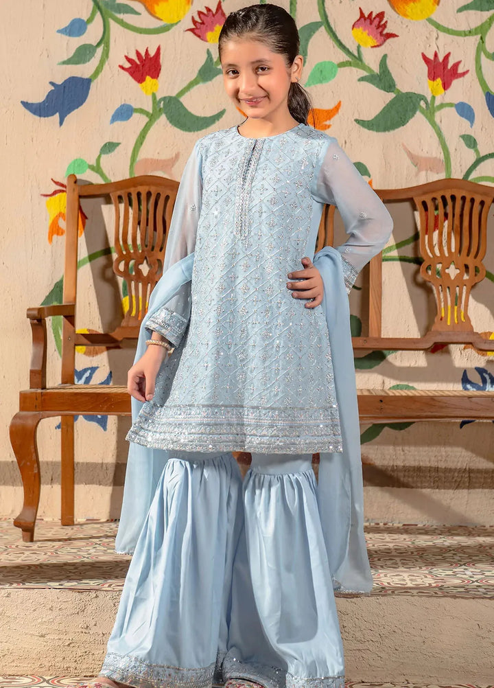 Ochre Girls Pret Chiffon 3 Piece Suit EM-45