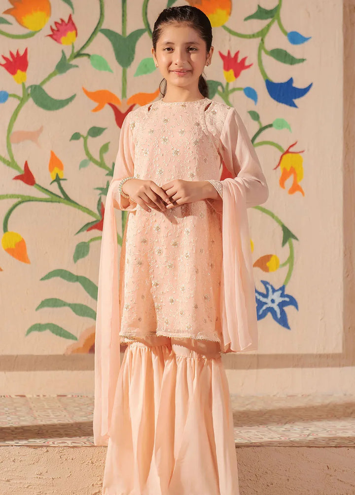 Ochre Girls Pret Chiffon 3 Piece Suit EM-46