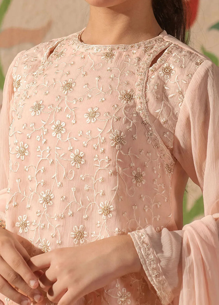 Ochre Girls Pret Chiffon 3 Piece Suit EM-46