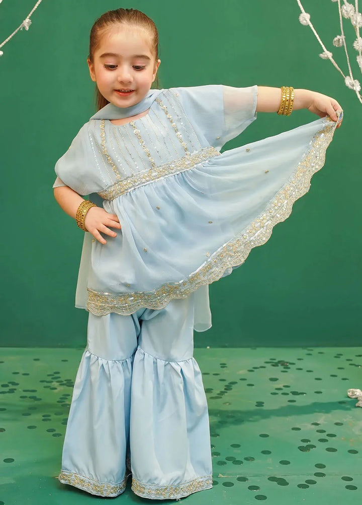 Ochre Girls Pret Chiffon 3 Piece Suit INCF-16