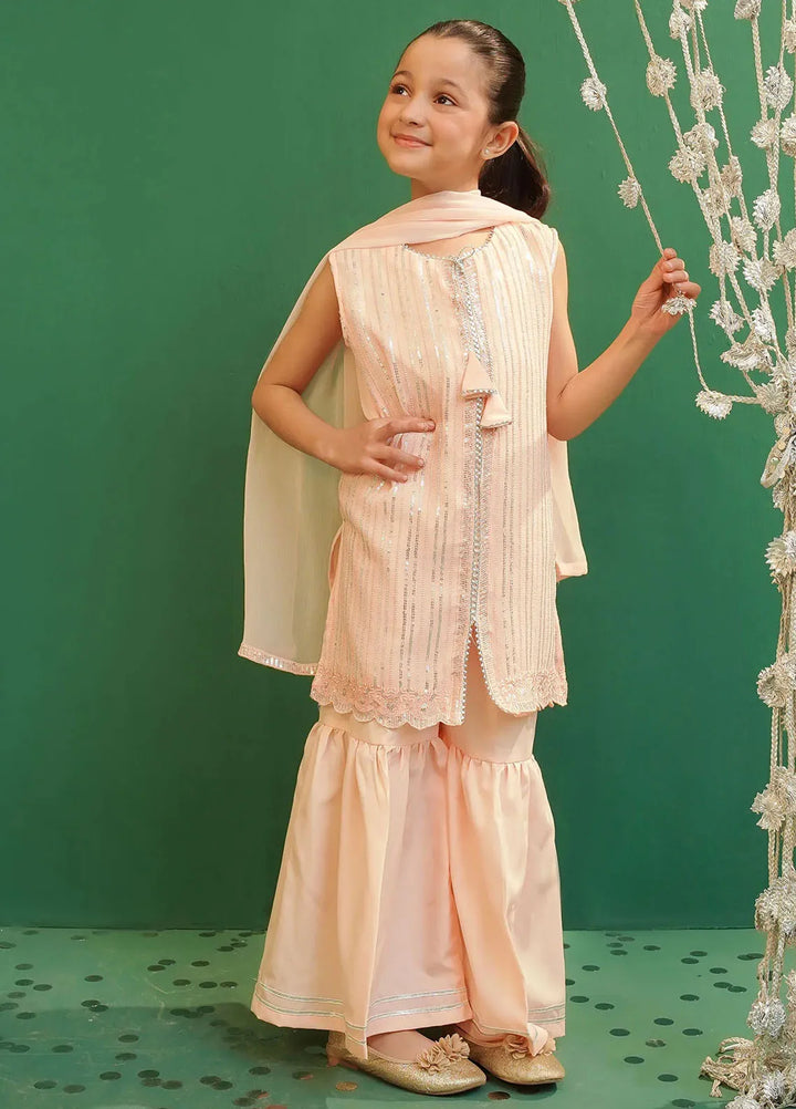 Ochre Girls Pret Chiffon 3 Piece Suit INCF-18