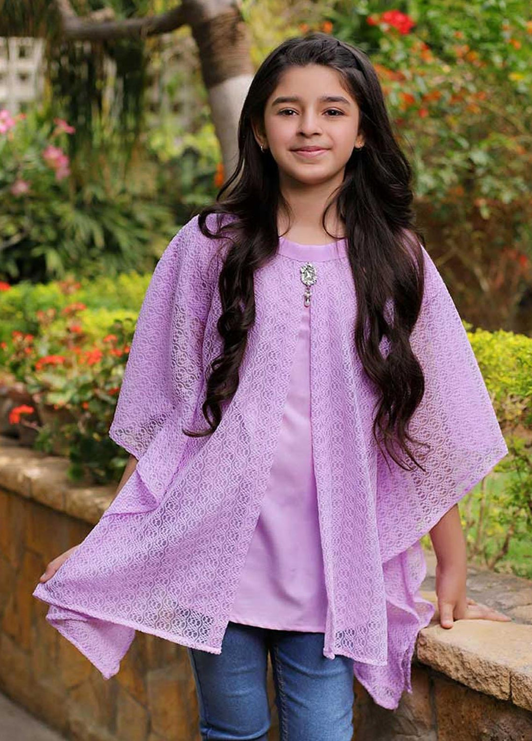 Ochre Top for Girls - OWT-336 Purple OL-13204