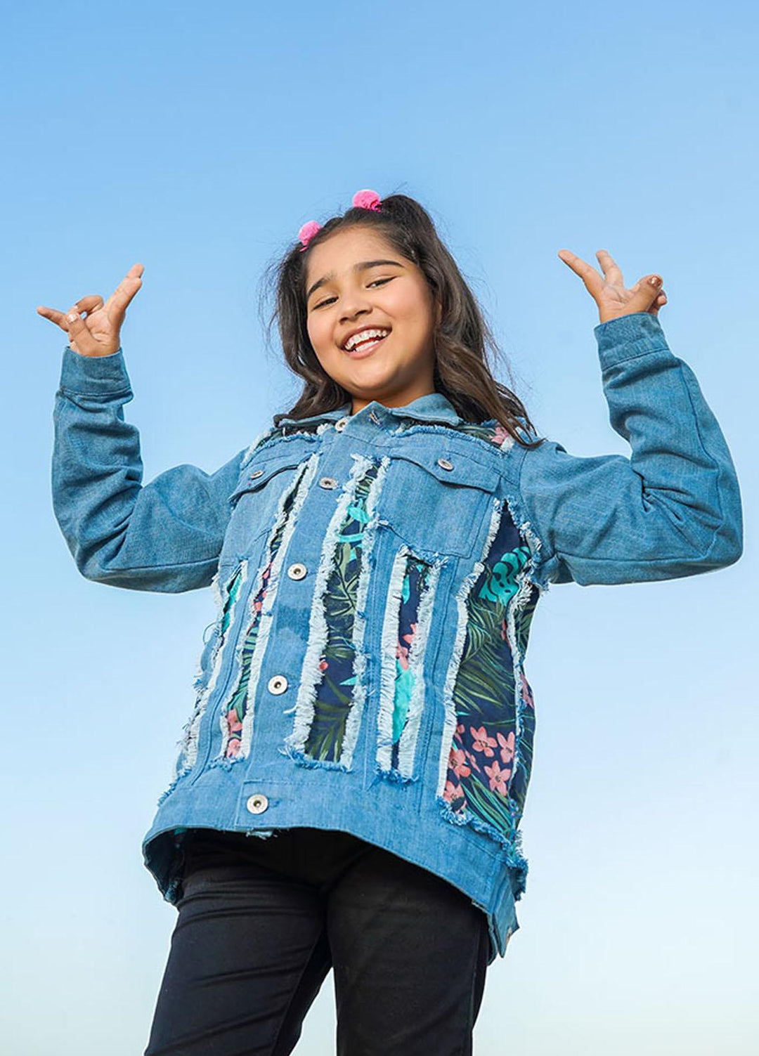 Ochre Denim Girls Jacket - OWJ-09 Blue