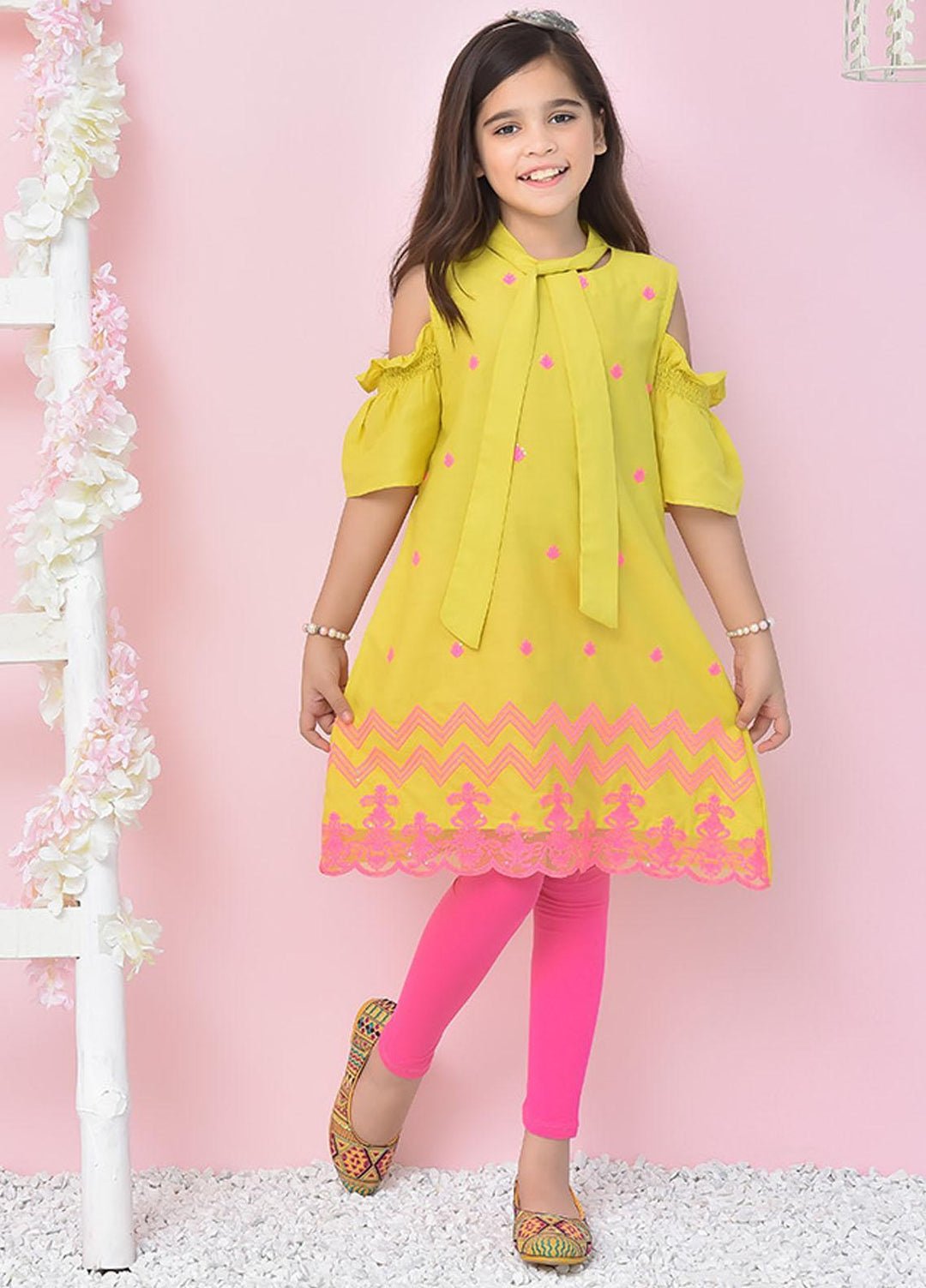 Ochre Top for Girls - OFK-786 Yellow