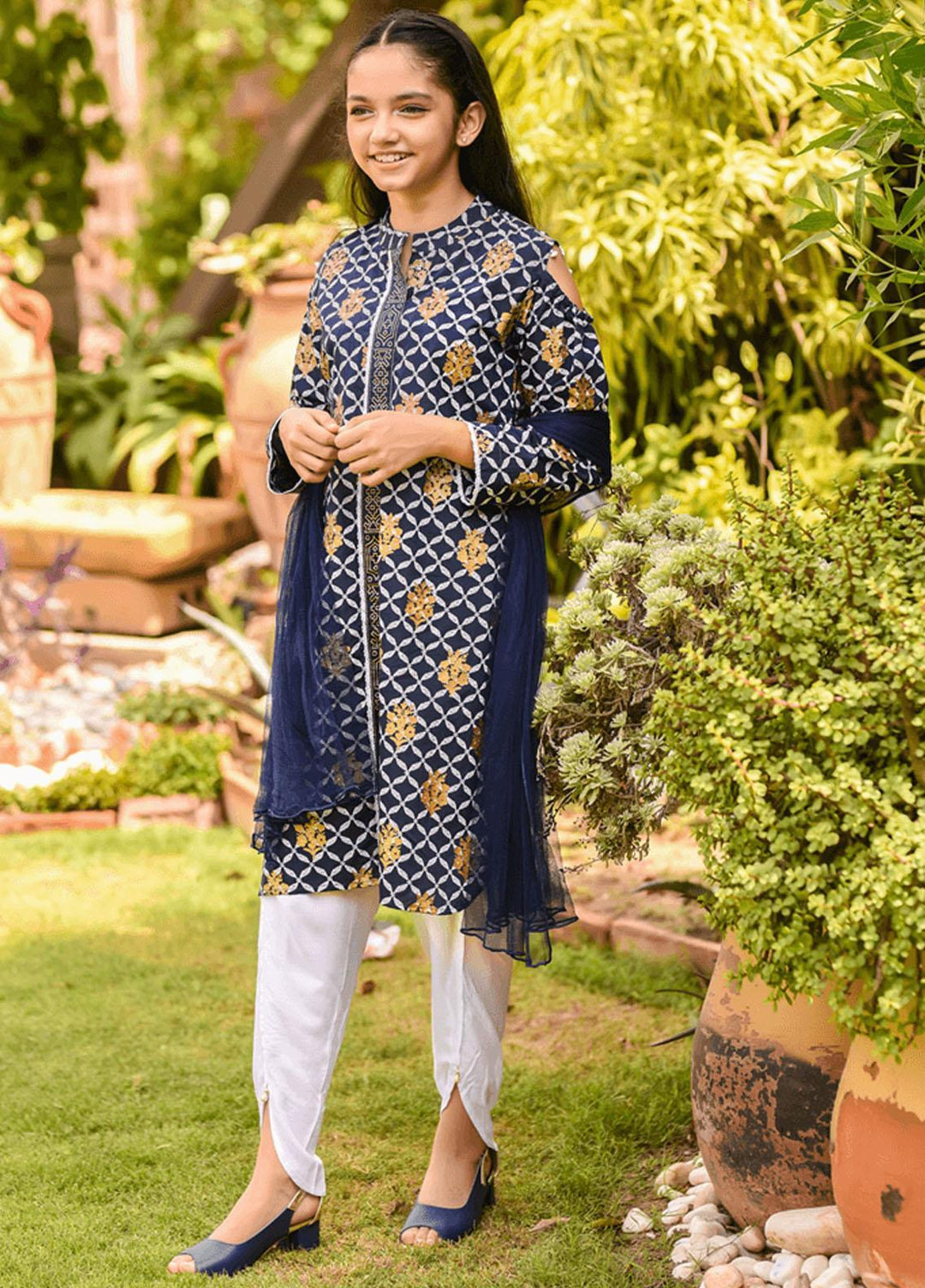 Ochre 2 Piece for Girls - OFK-717 Navy OL-14203