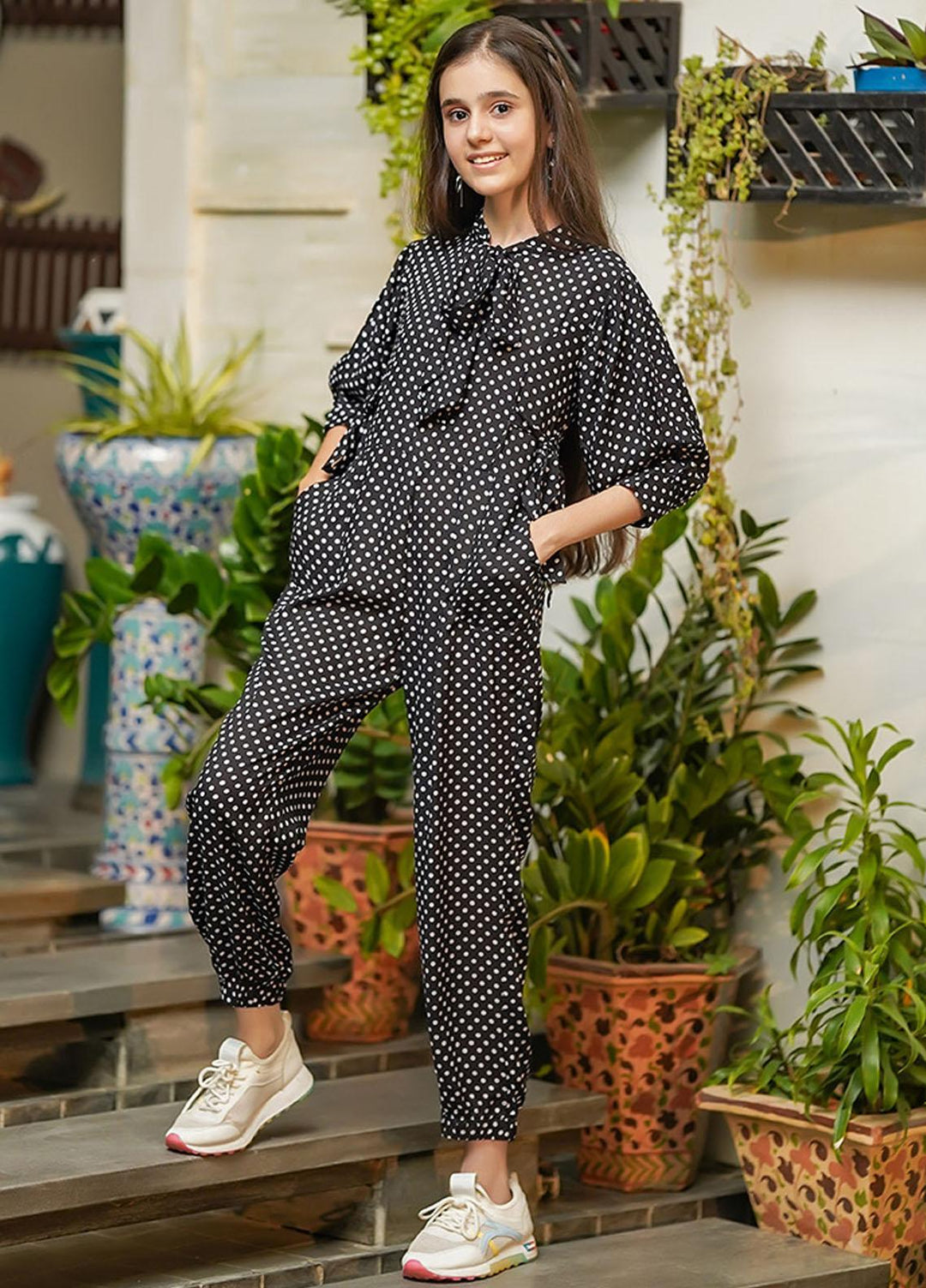 Ochre Jump Suit for Girls - OWT-490