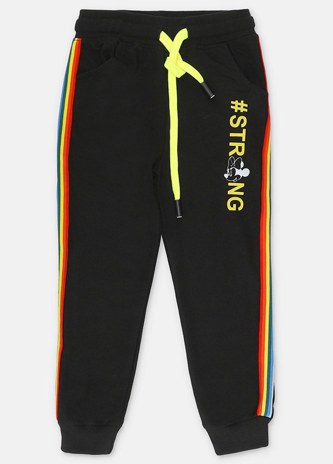 Ochre Terry Girls Pants - OJP-05 Black