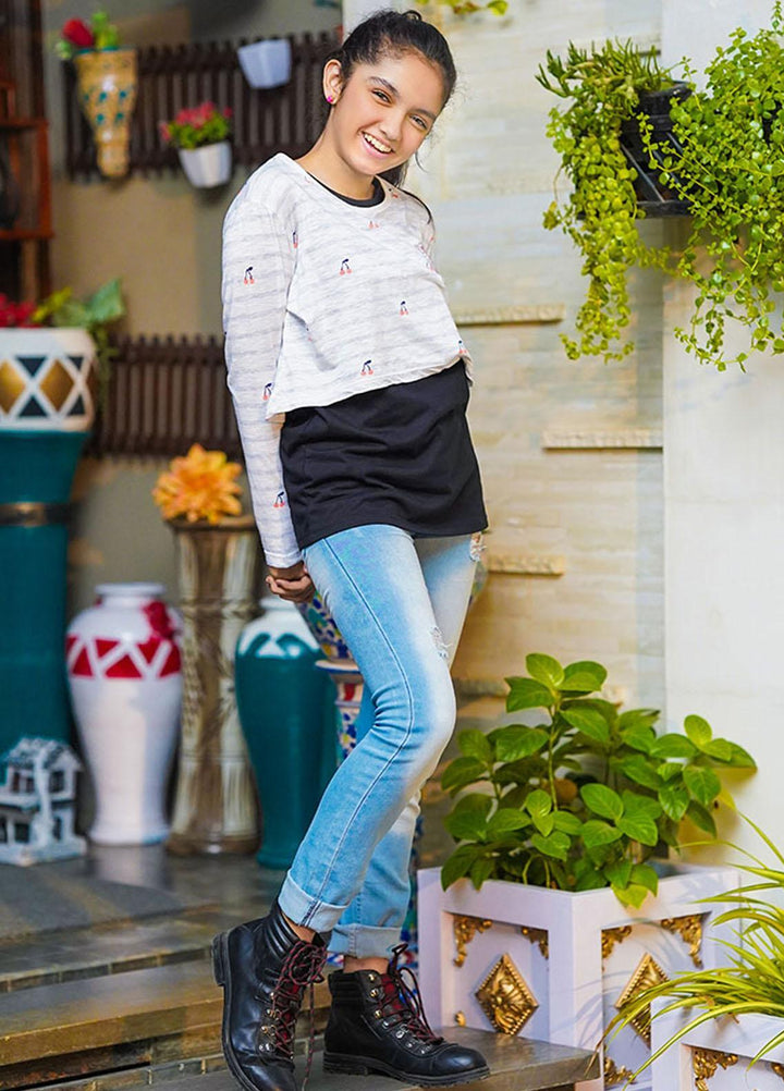 Ochre Cotton   Girls T-Shirt -  OGK-122