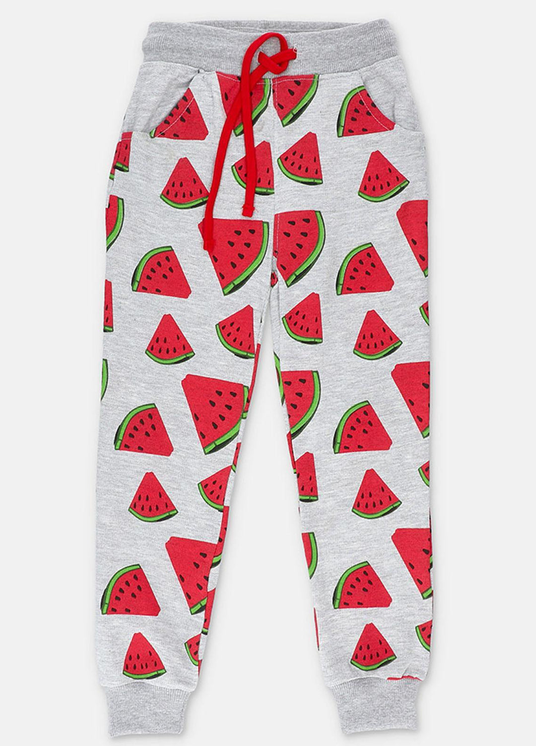 Ochre Terry Pants for Girls - OJP-03 Heather Grey