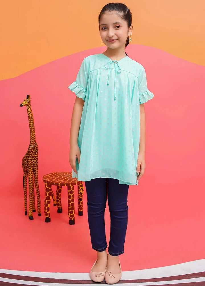 Ochre Pret Casual Chiffon Top for Girls OWT-616