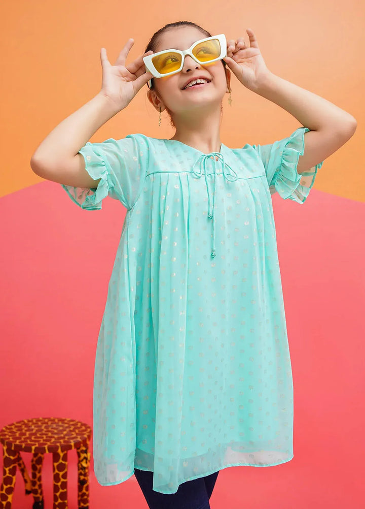 Ochre Pret Casual Chiffon Top for Girls OWT-616