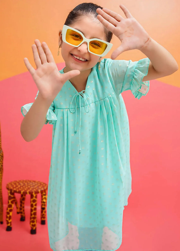 Ochre Pret Casual Chiffon Top for Girls OWT-616