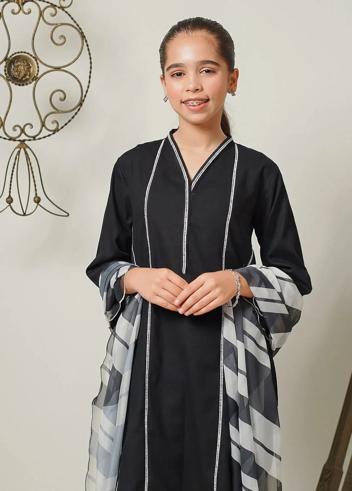 Ochre Pret Casual Cotton 3 Piece Suit For Girls OFW-MRM-07