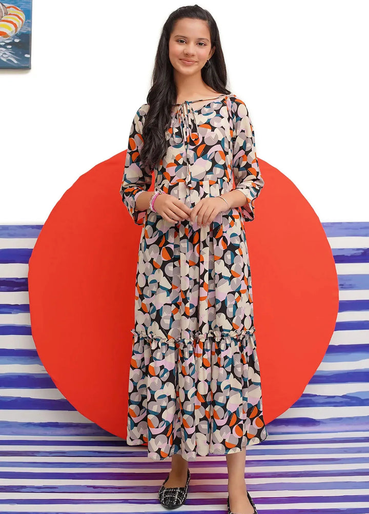 Ochre Pret Casual Georgette Dress OWLL-07