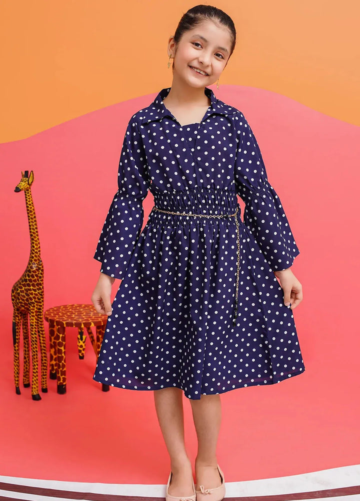 Ochre Pret Casual Georgette Top for Girls OWKL-01