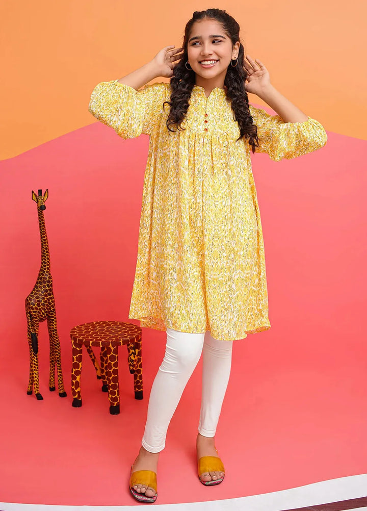 Ochre Pret Casual Georgette Top for Girls OWT-614