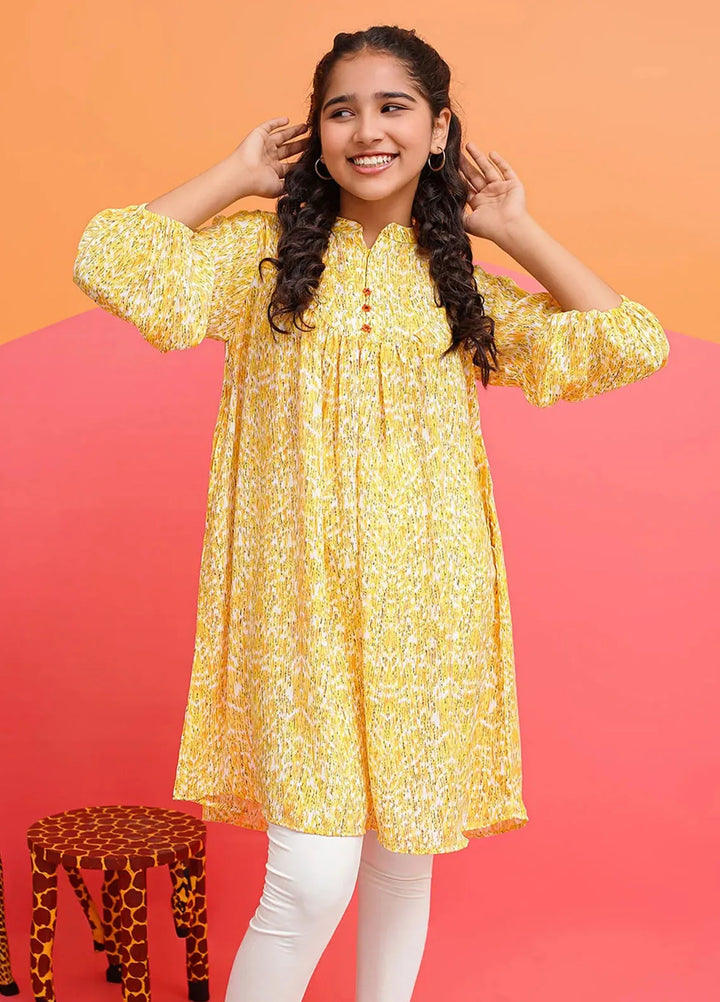 Ochre Pret Casual Georgette Top for Girls OWT-614