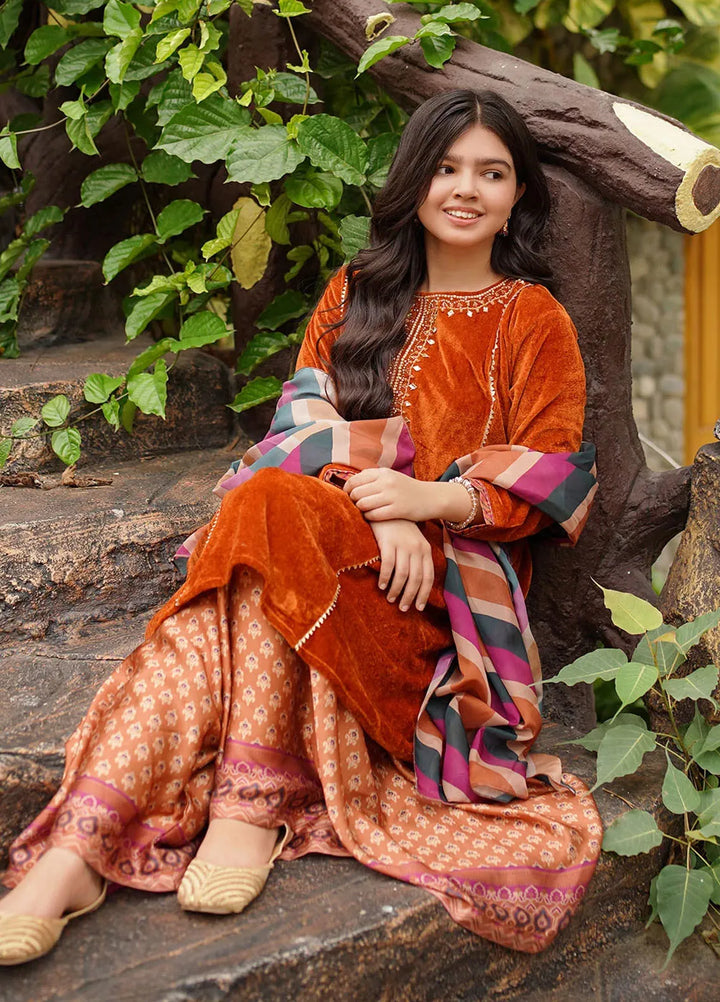 Ochre Pret Casual Velvet 3 Piece Suit OVF-41