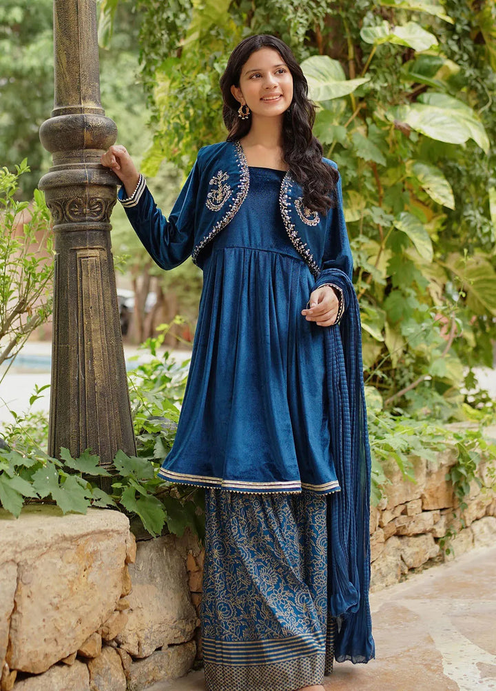 Ochre Pret Casual Velvet 3 Piece Suit OVF-42