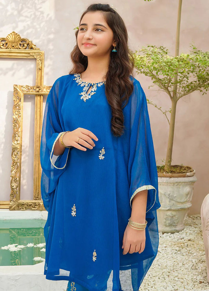 Ochre Pret Eastern Chiffon 2 Piece Suit OFW-AC-37