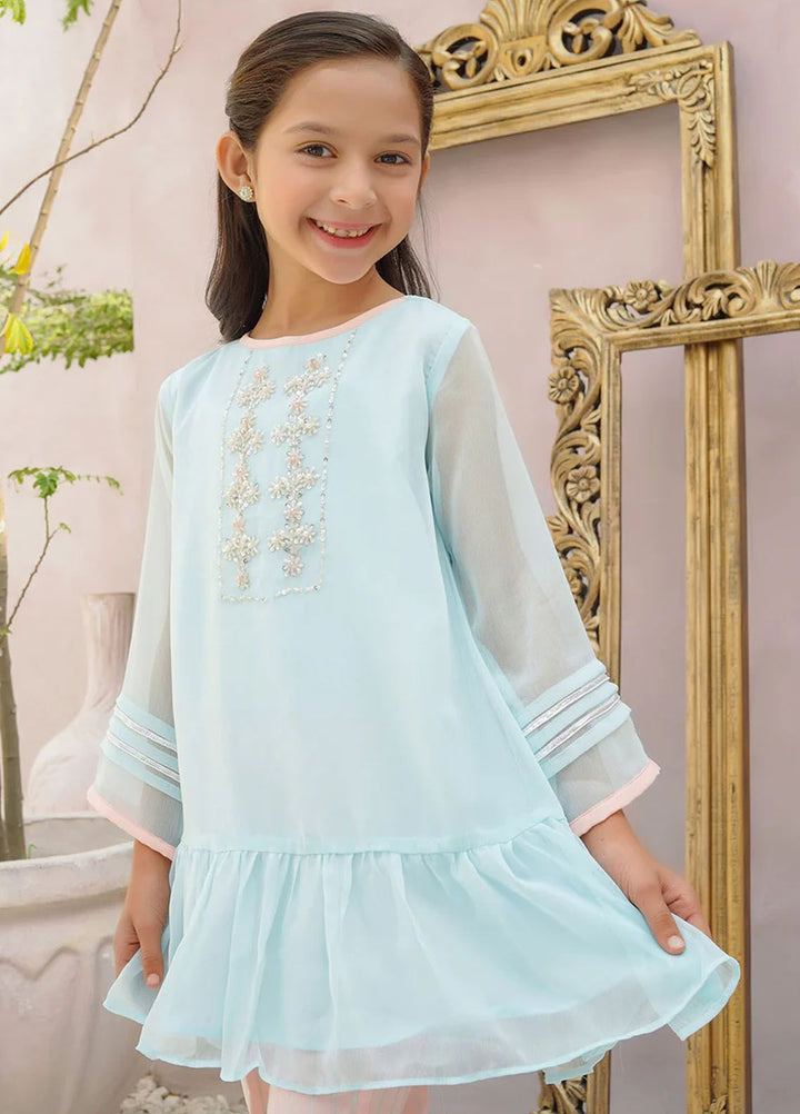 Ochre Pret Eastern Chiffon 3 Piece Suit OFW-AC-25