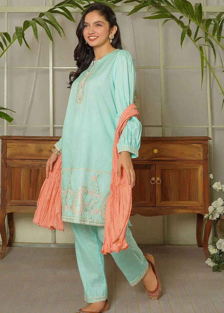 Ochre Pret Eastern Cotton 3 Piece Suit OFW-EM-29