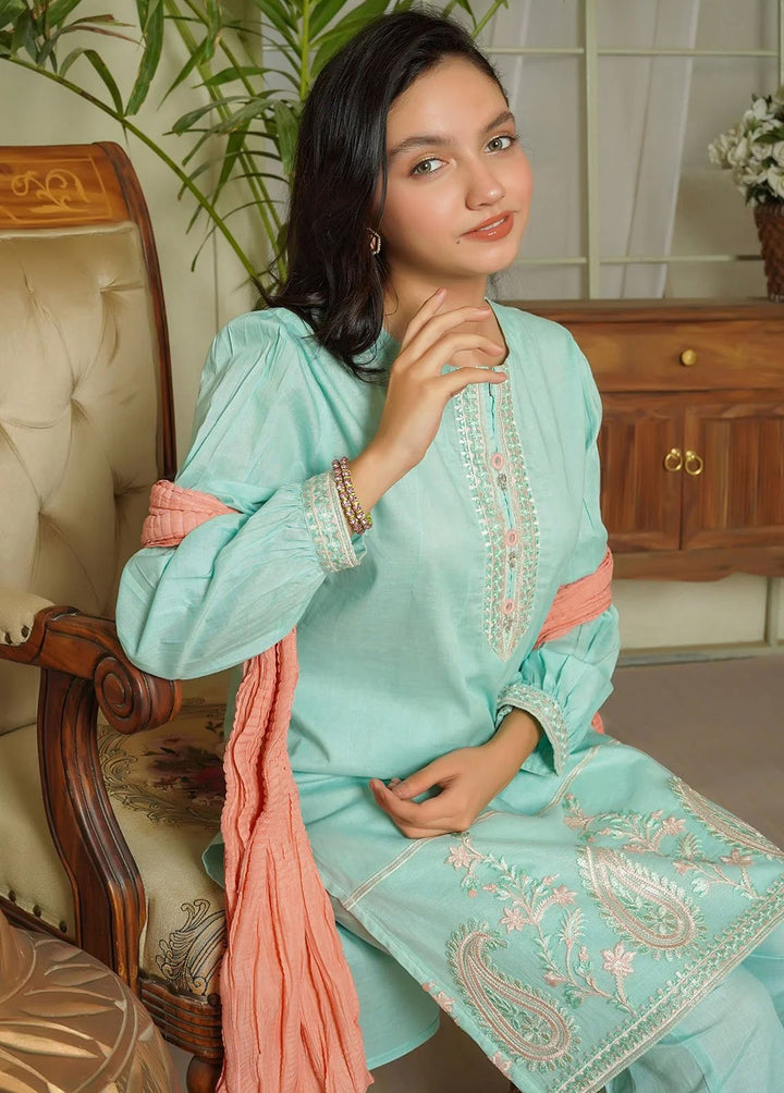 Ochre Pret Eastern Cotton 3 Piece Suit OFW-EM-29