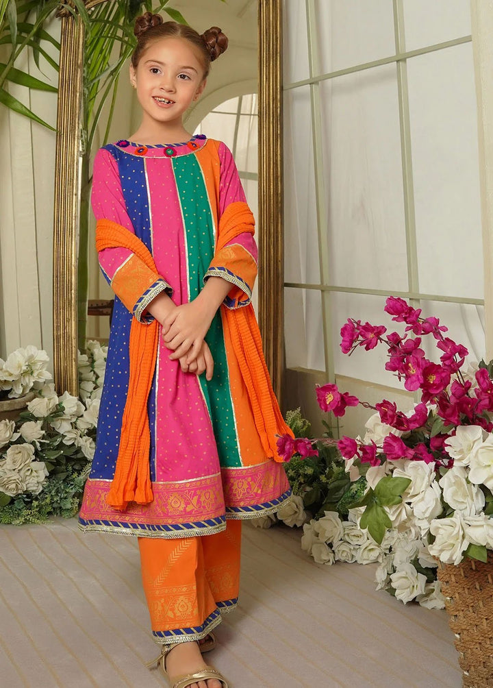 Ochre Pret Eastern Cotton 3 Piece Suit OFW-RJ-05