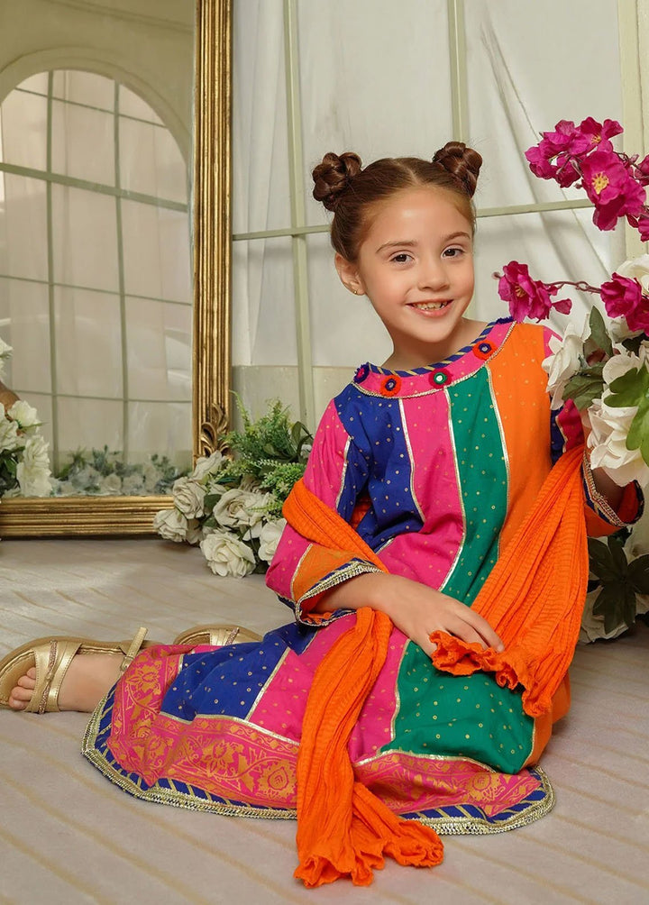 Ochre Pret Eastern Cotton 3 Piece Suit OFW-RJ-05