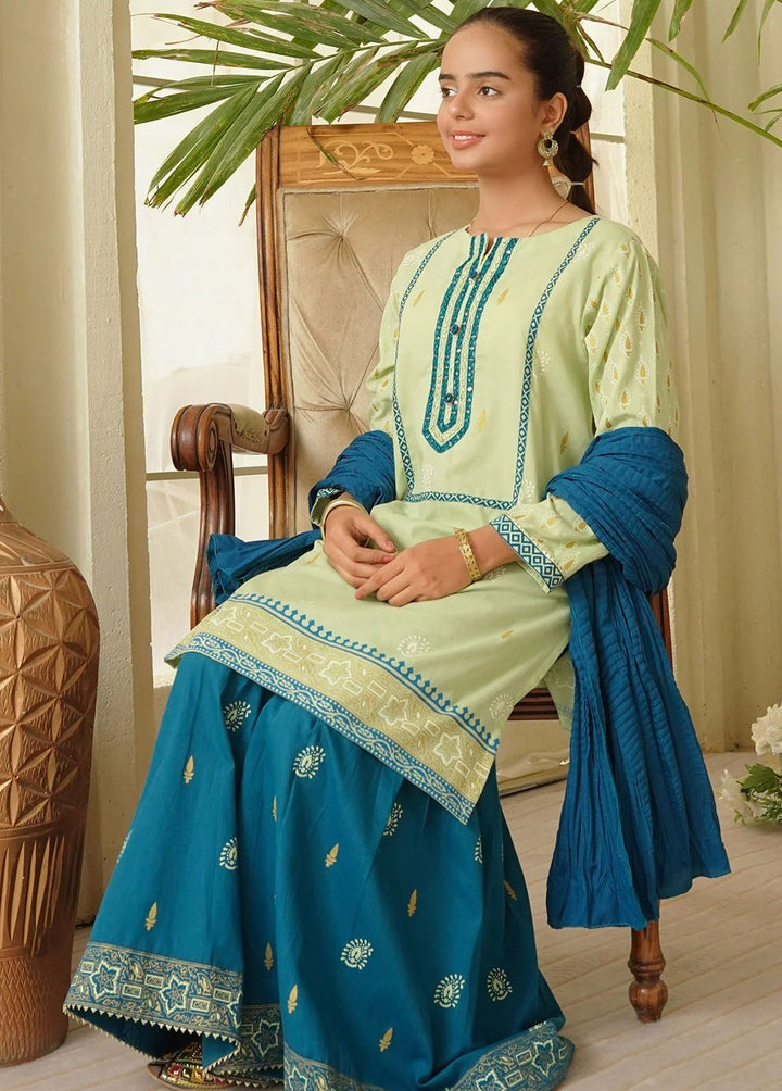 Ochre Pret Eastern Cotton 3 Piece Suit OFW-RJ-07