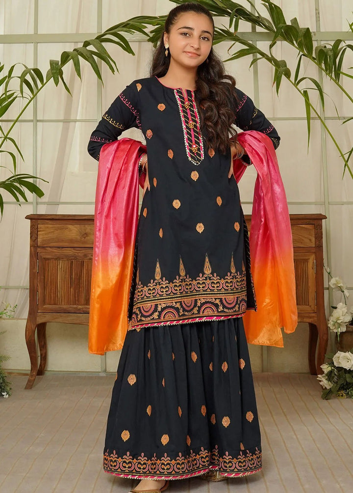 Ochre Pret Eastern Cotton 3 Piece Suit OFW-RJ-08