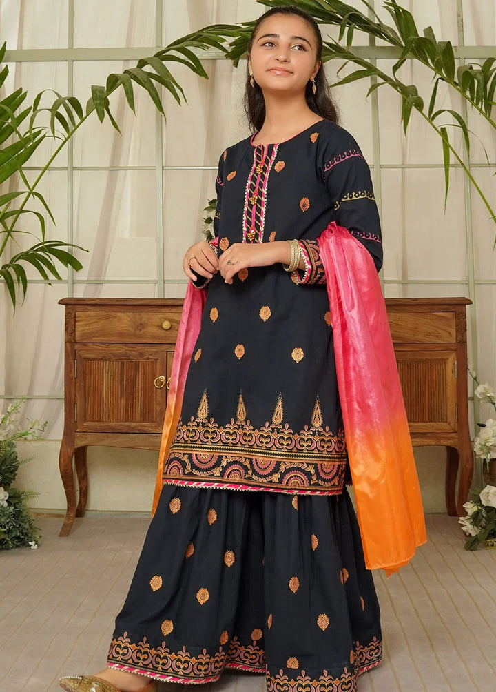 Ochre Pret Eastern Cotton 3 Piece Suit OFW-RJ-08