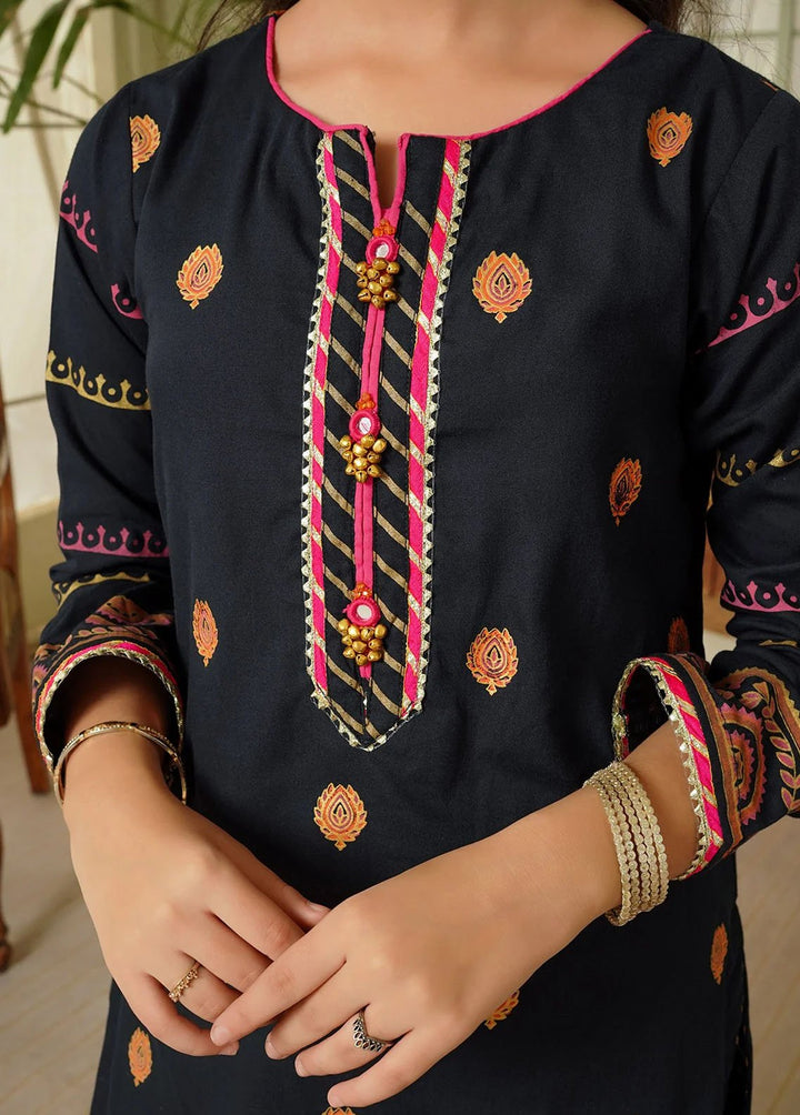 Ochre Pret Eastern Cotton 3 Piece Suit OFW-RJ-08