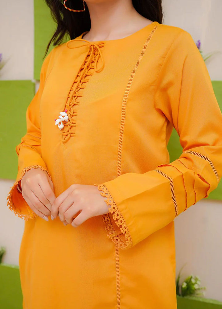 Ochre Pret Eastern Cotton 3 Piece Suit OFW-SC-19