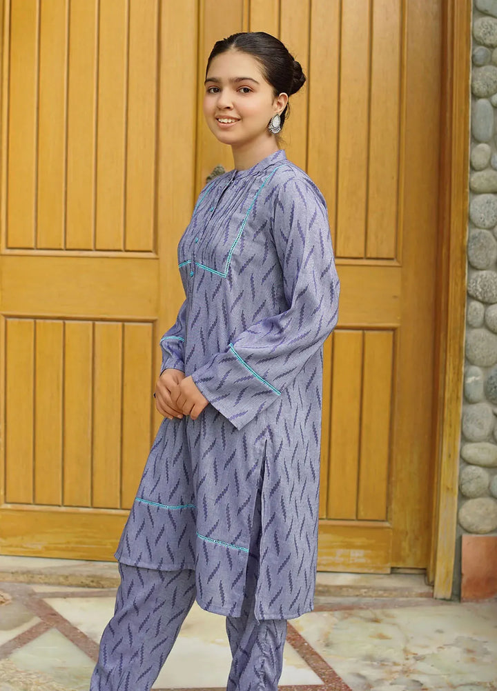 Ochre Pret Embellished Cottton 2 Piece Suit SC-30