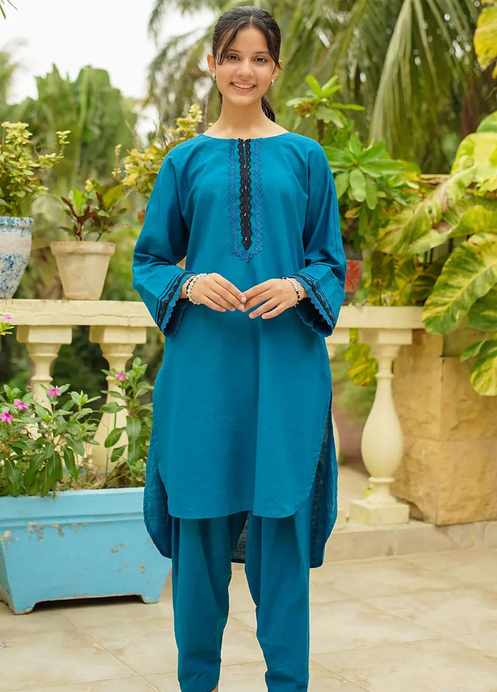 Ochre Pret Embellished Khaddar 2 Piece Suit SC-39