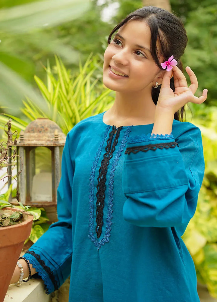 Ochre Pret Embellished Khaddar 2 Piece Suit SC-39