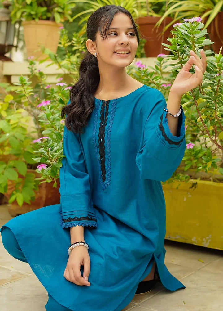 Ochre Pret Embellished Khaddar 2 Piece Suit SC-39