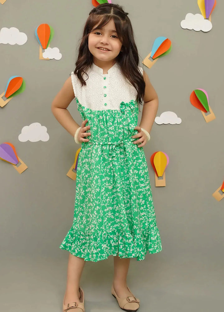 Ochre Pret Embroidered Boski Dress INWD-14